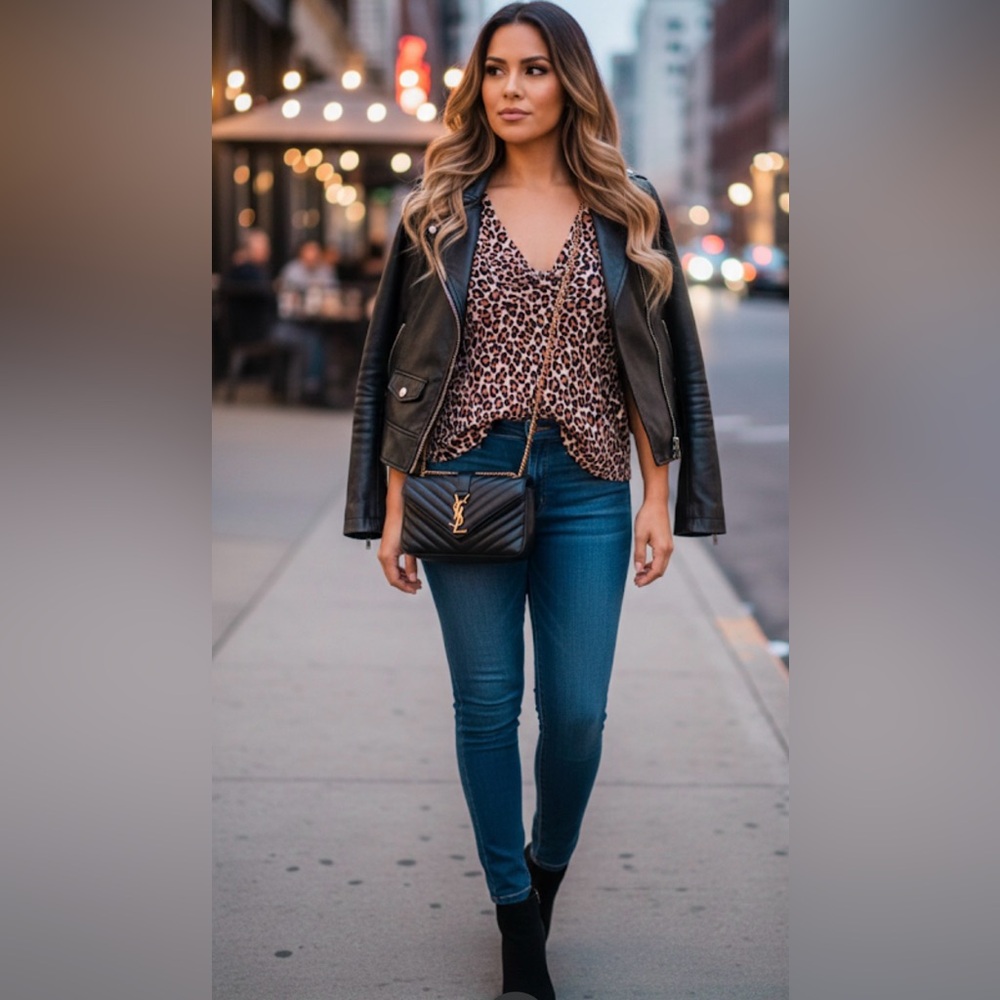 Kate Spade Animal Print Sleeveless Blouse